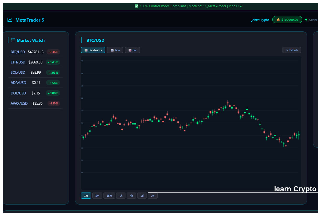 MetaTrader 5 Paper Trading