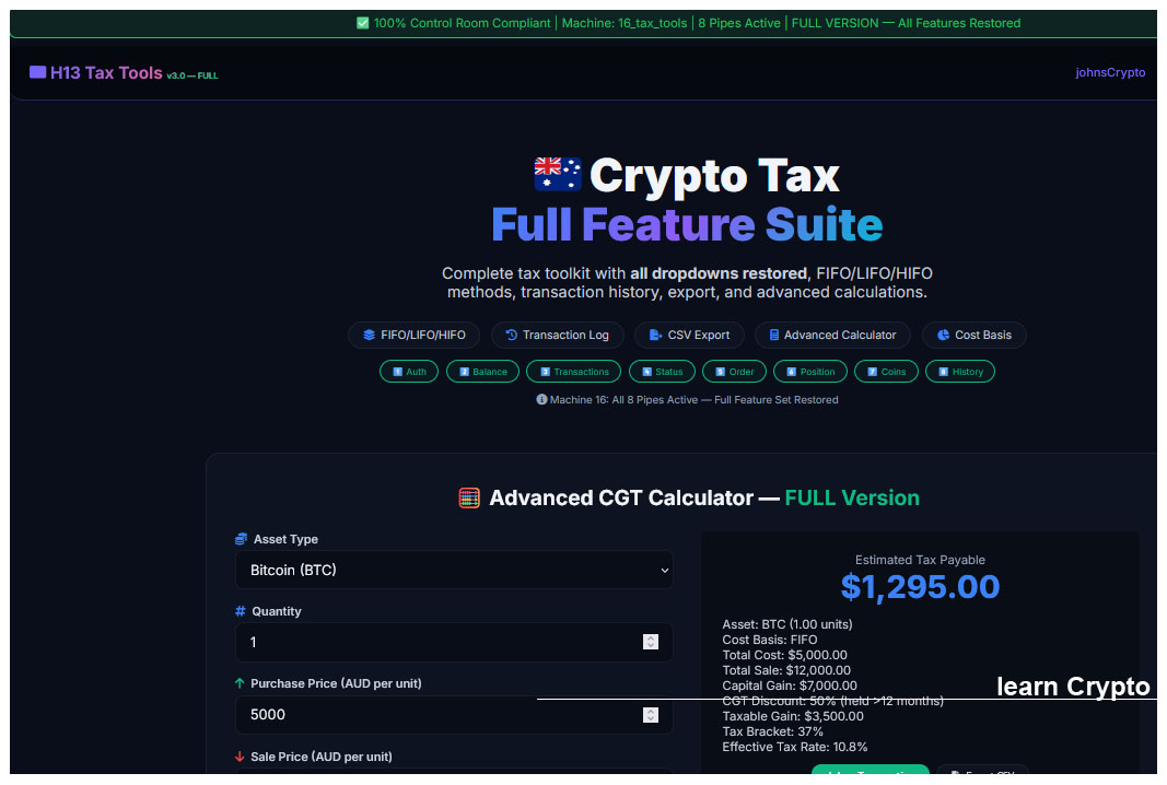 Tax Tools